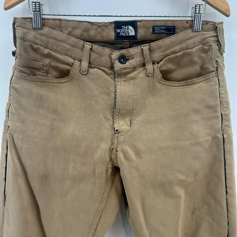 The North Face Jeans Mens 32 Beige Stretch Distressed 5-Pocket Comfort Outdoor‎